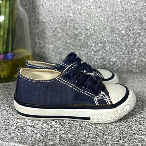 Goldbug Baby Walkers Sneakers Shoes Navy Blue Slip On Converse Size 1